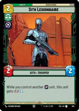 Sith Legionnaire (Foil) (583) [Legends of the Force] Foil