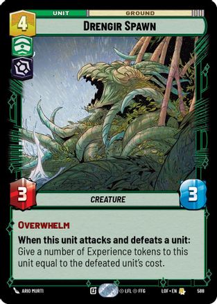 Drengir Spawn (Foil) (588) [Legends of the Force] Foil