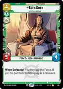 Eeth Koth - Spiritual Warrior (Foil) (599) [Legends of the Force] Foil