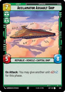 Acclamator Assault Ship (Foil) (608) [Legends of the Force] Foil