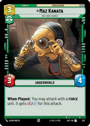 Maz Kanata - The Light Guides (Foil) (613) [Legends of the Force] Foil