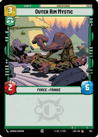 Outer Rim Mystic (Foil) (614) [Legends of the Force] Foil