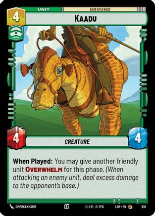 Kaadu (Foil) (616) [Legends of the Force] Foil