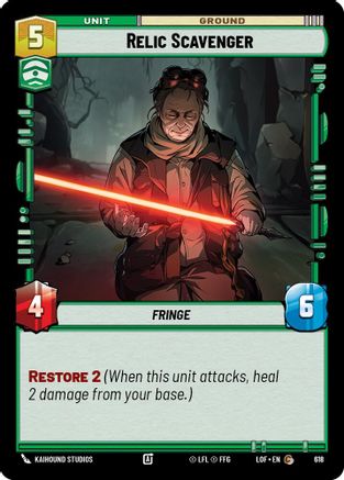 Relic Scavenger (Foil) (618) [Legends of the Force] Foil