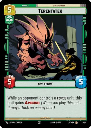 Terentatek (Foil) (620) [Legends of the Force] Foil