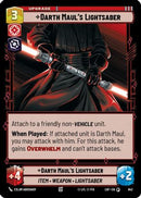 Darth Maul's Lightsaber (Foil) (642) [Legends of the Force] Foil