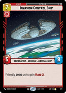 Invasion Control Ship (Foil) (671) [Legends of the Force] Foil