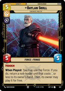 Baylan Skoll - Enigmatic Master (Foil) (687) [Legends of the Force] Foil