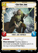 Qui-Gon Jinn - The Negotiations Will Be Short (Foil) (702) [Legends of the Force] Foil