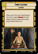 Three Lessons (Foil) (727) [Legends of the Force] Foil