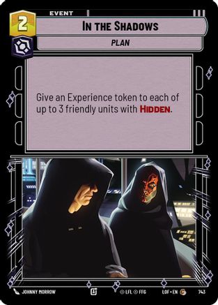 In the Shadows (Foil) (743) [Legends of the Force] Foil