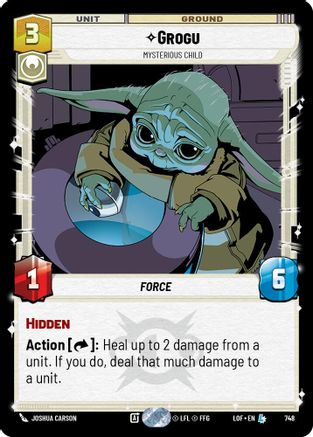 Grogu - Mysterious Child (Foil) (748) [Legends of the Force] Foil