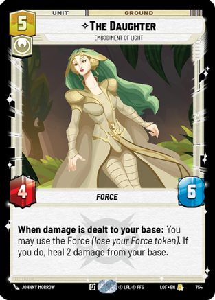 The Daughter - Embodiment of Light (Foil) (754) [Legends of the Force] Foil