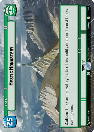 Mystic Monastery (Hyperspace Foil) (768) [Legends of the Force] Foil