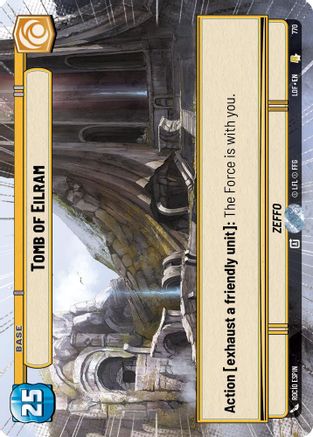 Tomb of Eilram (Hyperspace Foil) (770) [Legends of the Force] Foil