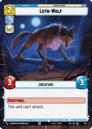 Loth-Wolf (Hyperspace Foil) (784) [Legends of the Force] Foil