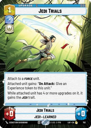 Jedi Trials (Hyperspace Foil) (792) [Legends of the Force] Foil