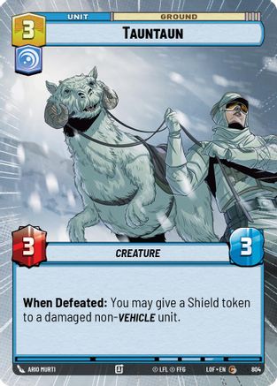 Tauntaun (Hyperspace Foil) (804) [Legends of the Force] Foil