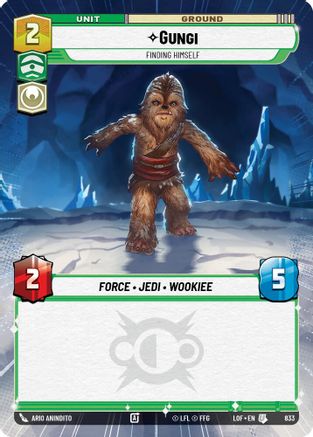 Gungi - Finding Himself (Hyperspace Foil) (833) [Legends of the Force] Foil