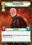 Lor San Tekka - Secret Keeper (Hyperspace Foil) (835) [Legends of the Force] Foil