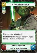 Yoda's Lightsaber (Hyperspace Foil) (842) [Legends of the Force] Foil