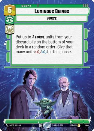 Luminous Beings (Hyperspace Foil) (844) [Legends of the Force] Foil