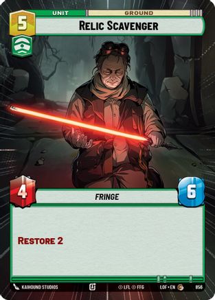 Relic Scavenger (Hyperspace Foil) (856) [Legends of the Force] Foil