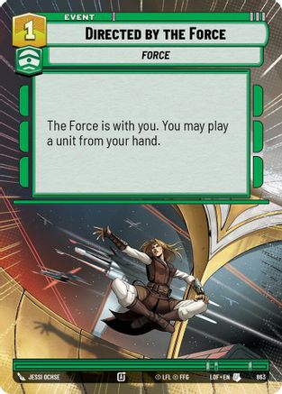 Directed by the Force (Hyperspace Foil) (863) [Legends of the Force] Foil
