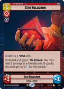 Sith Holocron (Hyperspace Foil) (878) [Legends of the Force] Foil