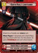 Darth Maul's Lightsaber (Hyperspace Foil) (880) [Legends of the Force] Foil