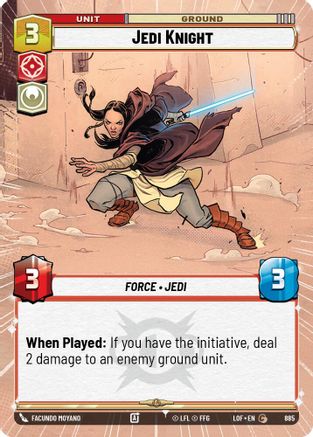 Jedi Knight (Hyperspace Foil) (885) [Legends of the Force] Foil