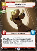 Cin Drallig - Esteemed Blademaster (Hyperspace Foil) (890) [Legends of the Force] Foil