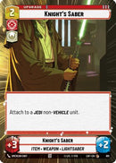 Knight's Saber (Hyperspace Foil) (891) [Legends of the Force] Foil