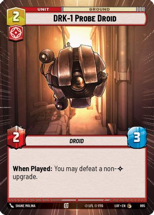 DRK-1 Probe Droid (Hyperspace Foil) (895) [Legends of the Force] Foil