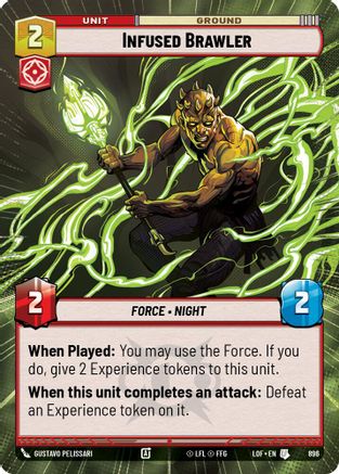 Infused Brawler (Hyperspace Foil) (896) [Legends of the Force] Foil
