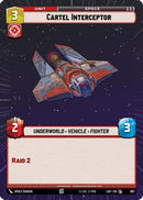 Cartel Interceptor (Hyperspace Foil) (897) [Legends of the Force] Foil