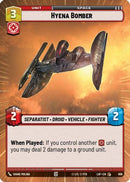 Hyena Bomber (Hyperspace Foil) (898) [Legends of the Force] Foil