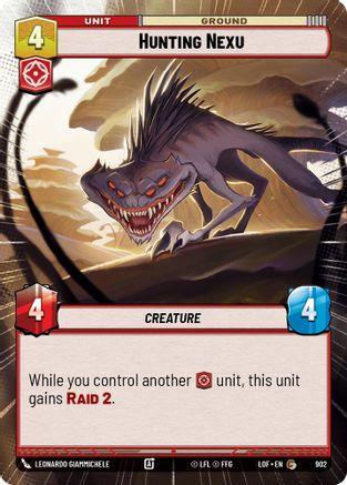 Hunting Nexu (Hyperspace Foil) (902) [Legends of the Force] Foil
