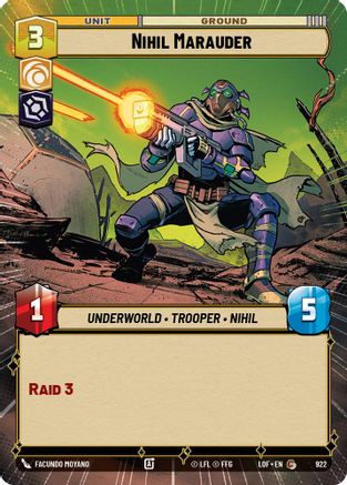 Nihil Marauder (Hyperspace Foil) (922) [Legends of the Force] Foil