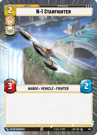 N-1 Starfighter (Hyperspace Foil) (932) [Legends of the Force] Foil