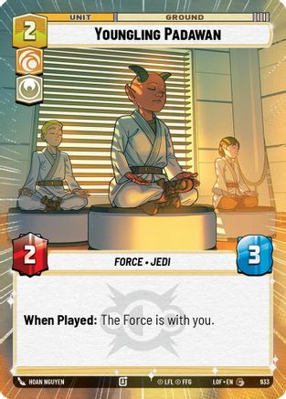 Youngling Padawan (Hyperspace Foil) (933) [Legends of the Force] Foil
