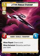 J-Type Nubian Starship (Hyperspace Foil) (934) [Legends of the Force] Foil