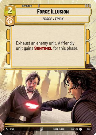 Force Illusion (Hyperspace Foil) (963) [Legends of the Force] Foil
