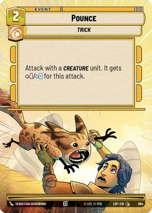 Pounce (Hyperspace Foil) (964) [Legends of the Force] Foil