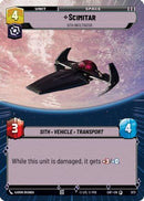 Scimitar - Sith Infiltrator (Hyperspace Foil) (973) [Legends of the Force] Foil
