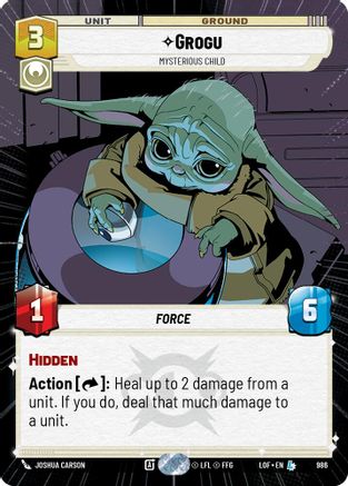 Grogu - Mysterious Child (Hyperspace Foil) (986) [Legends of the Force] Foil