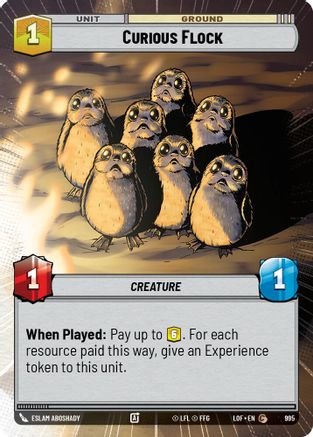 Curious Flock (Hyperspace Foil) (995) [Legends of the Force] Foil