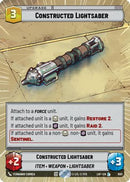 Constructed Lightsaber (Hyperspace Foil) (1001) [Legends of the Force] Foil