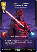 Second Sister - Seeking the Holocron (Prestige Foil) (1069) [Legends of the Force] Foil