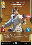 Luke Skywalker - A Hero's Beginning (Prestige Foil) (1079) [Legends of the Force] Foil